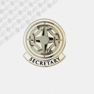 Secretary Pin Badge