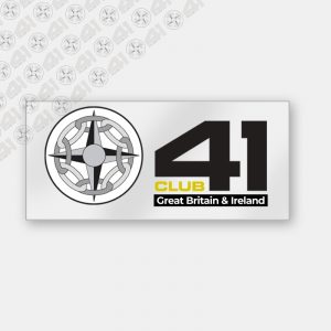 41 Club Window Self Cling